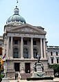 Image 14The fifth Indiana Statehouse in Indianapolis built in 1888 on the site of the third statehouse (from History of Indiana)