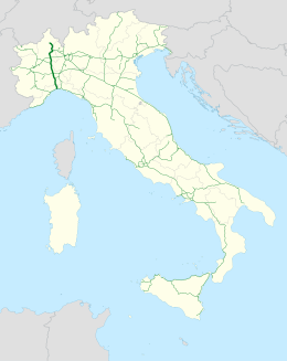 Italie - carte de l'autoroute A26.svg