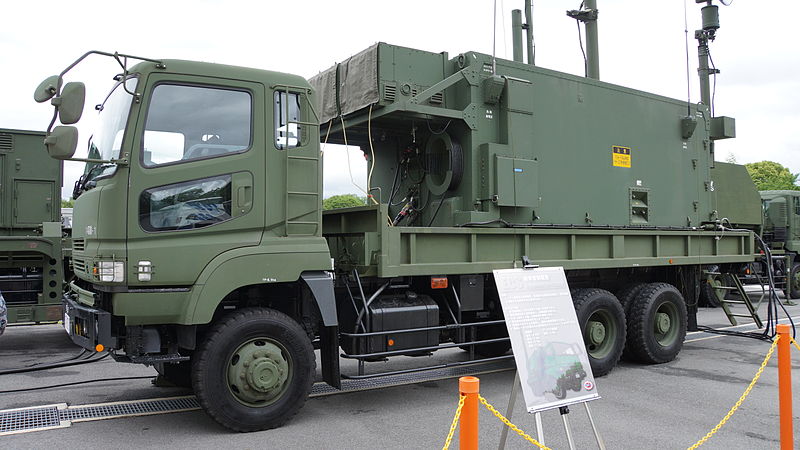 File:JASDF MIM-104 Patriot PAC-3 Engagement Control Station(Mitsubishi Fuso Super Great) at Nara Base 20150606-01.JPG