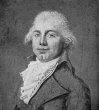 The earliest preserved portrait of James Monroe as Minister Plenipotentiary to France in 1794