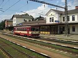 nádraží Jaroměř před modernizací