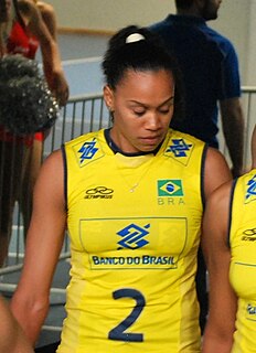 Juciely Cristina Barreto Brazilian volleyball player