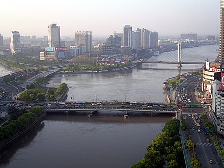 Pictured here is the conversion of three large rivers in Ningbo, China. The country is taking substantial measures to combat the flash floods predicted to intensify in the future.