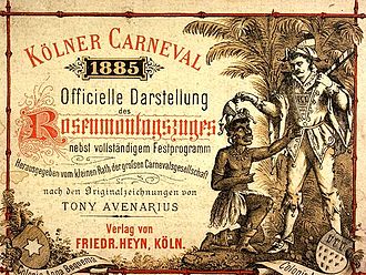 Cover of the 1885 Cologne Carnival programme of events Kolner Karneval 1885.jpg
