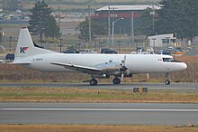 A KF Cargo Convair 5800 KFCargoConvairCV5800C-GKFSYYJAugust2018.jpg