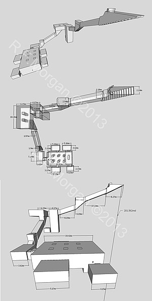 KV43's geometriska form.