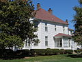 American foursquare house with sun porch