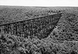 Kinzua steel bridge, Pennsylvania, USA (1900)