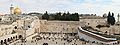 The Western Wall, the Dome of the Rock and al-Aqsa mosque
