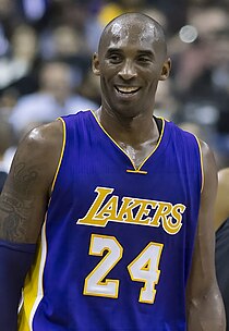 Kobe Bean Bryant was an American professional basketball player. He played his entire 20-year career in the National Basketball Association (NBA) with the Los Angeles Lakers. He entered the NBA directly from high school and won five NBA championships. Bryant was an 18-time All-Star, 15-time member of the All-NBA Team, 12-time member of the All-Defensive team and was the NBA's Most Valuable Player (MVP) in 2008. Widely regarded as one of the greatest basketball players of all time, he led the NBA in scoring during two seasons, ranks fourth on the league's all-time regular season scoring and fourth on the all-time postseason scoring list. Bryant was the first guard in NBA history to play at least 20 seasons.
