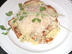 A crocodile dish with rice