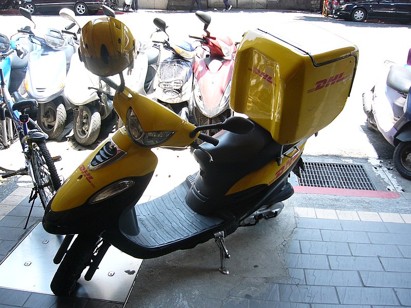 File:Kymco scooter of DHL Taiwan 20100607.jpg