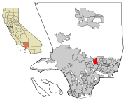 LA County Incorporated Areas Arcadia gemarkeerd.svg