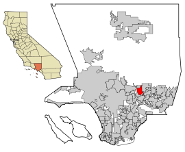 LA County Incorporated Areas Arcadia highlighted.svg