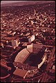 Stadium in aerial photo taken in 1973