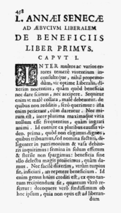 L Annaei Senecae philosophi 1643 page 458 De Beneficiis.png