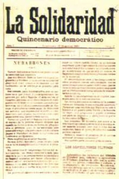 Spanish language newspaper in the Philippines from 1892