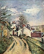 Paul Cézanne, La casa del Doctor Gachet en Auvers (1872-1873) Museo de Orsay