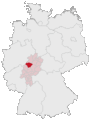 Lage des Landkreises Marburg-Biedenkopf in Deutschland.GIF