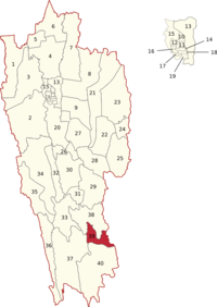 Legislative Assembly constituencies of Mizoram (Saiha highlighted).png