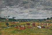 Paesaggio con mucche, 1881, Musée Malraux, Le Havre