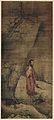 Liang Kai (梁楷, 1140-1210), Shakyamuni die uit de bergen komt,出山釋迦圖, Opknoping scroll, inkt en kleur op zijde, 117,6 cm x 51,9 cm (46,3 inch x 20,4 inch), verzameld door Tokyo National Museum.