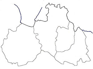 Семіли. Карта розташування: Ліберецький край
