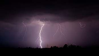 Tempestade em Havelsee, Brandemburgo, Alemanha. (definição 1 280 × 720)