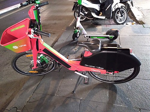 Lime E-bike in Rome