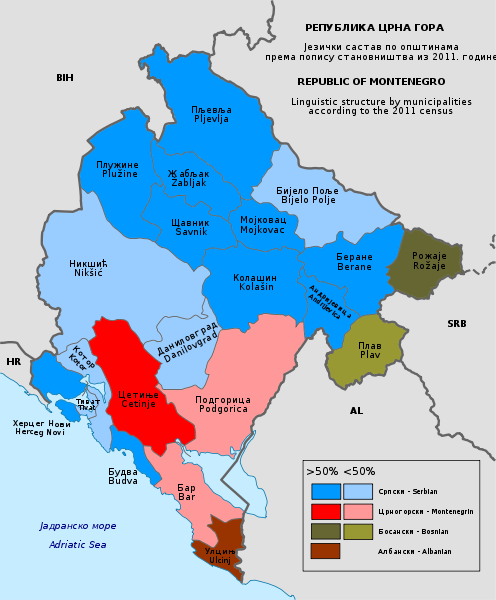 File:Linguistic map of Montenegro by municipality.svg