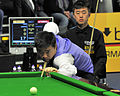 Deutsch: Bild aufgenommen in Berlin während des German Masters im Snooker 2013. Liu Chuang und Ding Junhui. English: Picture taken in Berlin during the Snooker German Masters in 2013 Liu Chuang and Ding Junhui.