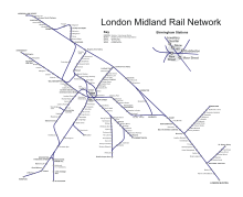 A map of the former London Midland network London Midland Rail Network Sagredo new.svg