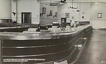 The Mildura Working Man's Club in 1945, bar length 91 metres (299 ft) Longest bar mildura.jpg