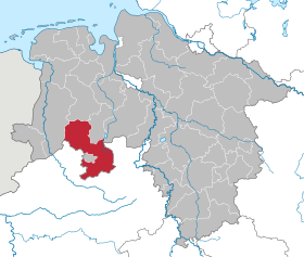 Localisation de Arrondissement d'Osnabrück