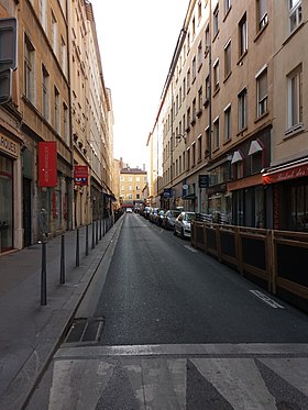 A Rue d'Austerlitz (Lyon) cikk szemléltető képe