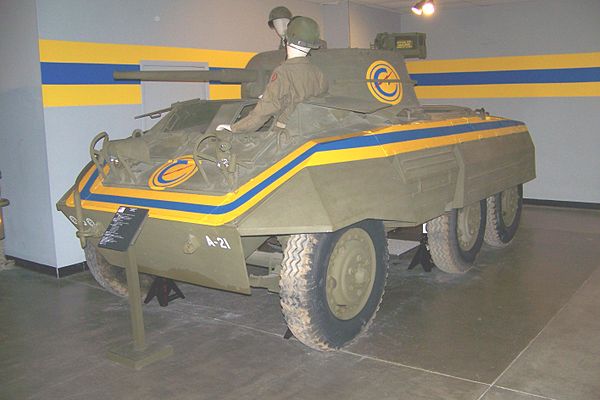 An M8 in the Patton Museum, Ft. Knox KY