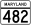 MD Route 482.svg