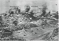 Map showing position of Forts