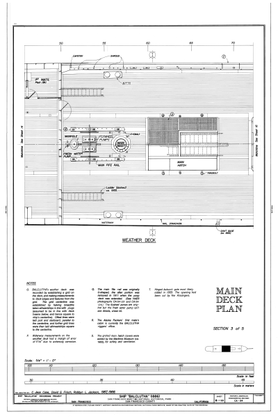 File:Main Deck Plan- Section 3 of 5, Weather Deck - Ship BALCLUTHA, 2905 Hyde Street Pier, San Francisco, San Francisco County, CA HAER CAL,38-SANFRA,200- (sheet 15 of 69).png