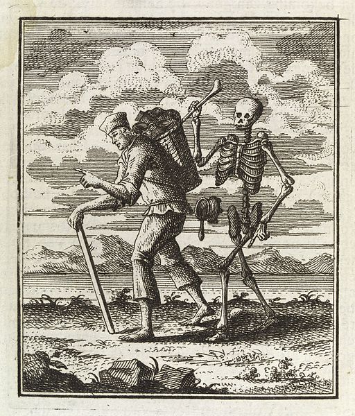 File:Man carrying load is stalked by death, as a skeleton, 1764 Wellcome L0037503.jpg