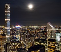 Manhattan at night north of Rockefeller Center (11226)