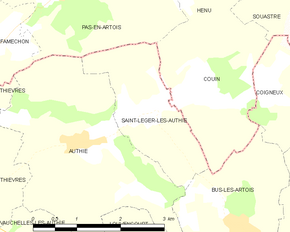 Poziția localității Saint-Léger-lès-Authie