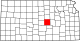 Map of Kansas highlighting McPherson County.svg