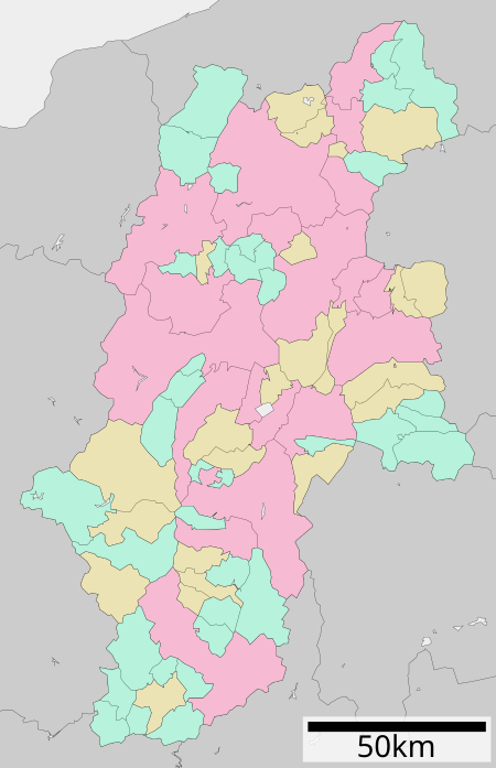 Tập tin:Map of Nagano Prefecture Ja.svg