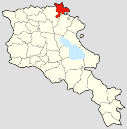 The Noyemberyan District in Armenia