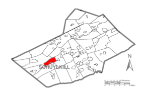 Localização de Frailey Township