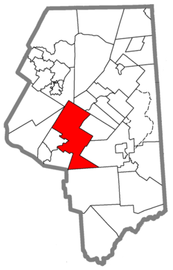 Map of Scranton, Lackawanna County, Pennsylvania Highlighted-2011-25-02.png