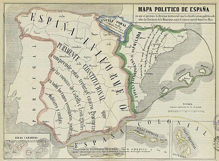 Tập tin:Mapa político de España, 1850.jpg