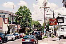 Small businesses line Maple Street MapleStAp05.jpg