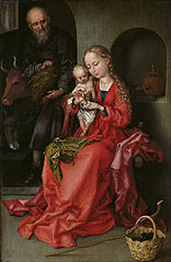 Martin Schongauer: Heilige Familie, 1475–1480